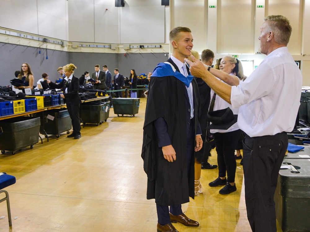 Graduation ceremonies watched by families in over 100 countries